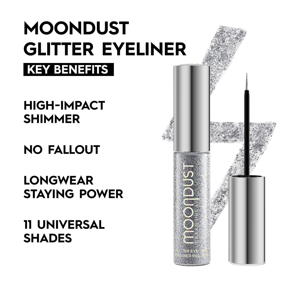 Urban Decay Moondust Liquid Glitter Eyeliner - Longwear Reflective Sparkle