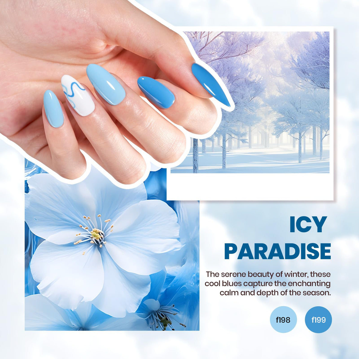 Beetles Fall Gel Polish Set, Fingertip Palette Collection, 32 Colors