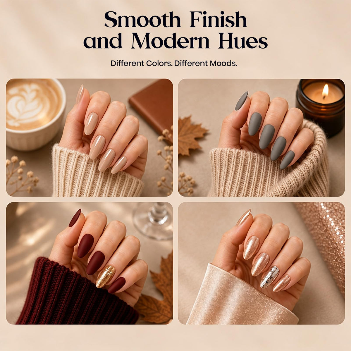 Beetles Gel Nail Polish Kit with U V Light - 80Pcs 55 Colors Gel Nail Kit