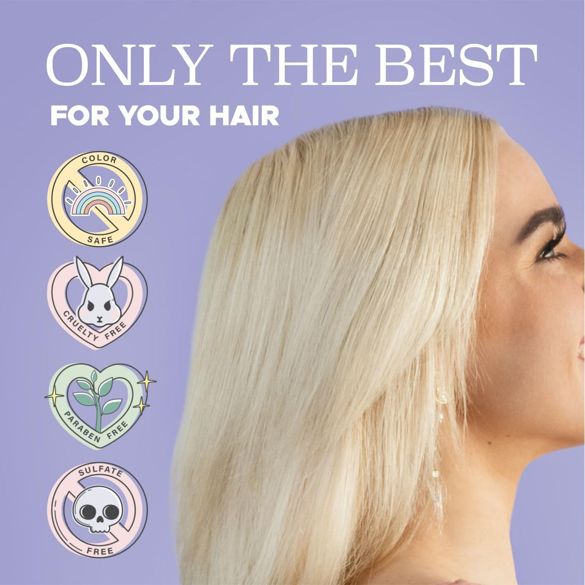 Luseta Rosemary Mint Shampoo and Conditioner Set for Hair Strengthening