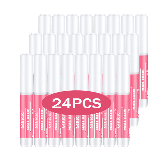 MEKK Nail Glue,Nail Glue for Press Ons & Acrylic Nail Tips,Pro-Strong Adhes