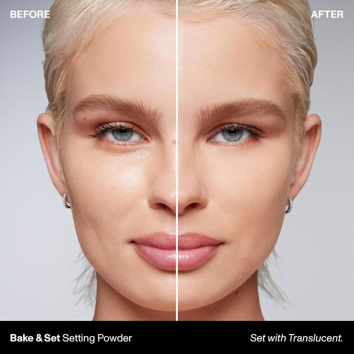 Morphe Mini Bake & Set Translucent Setting Powder - Lightweight, Talc-Free Finishing Powder for Face Makeup with a Soft, Natural Finish - Minimizes Shine for Up to 24HR - Translucent (0.09 oz)