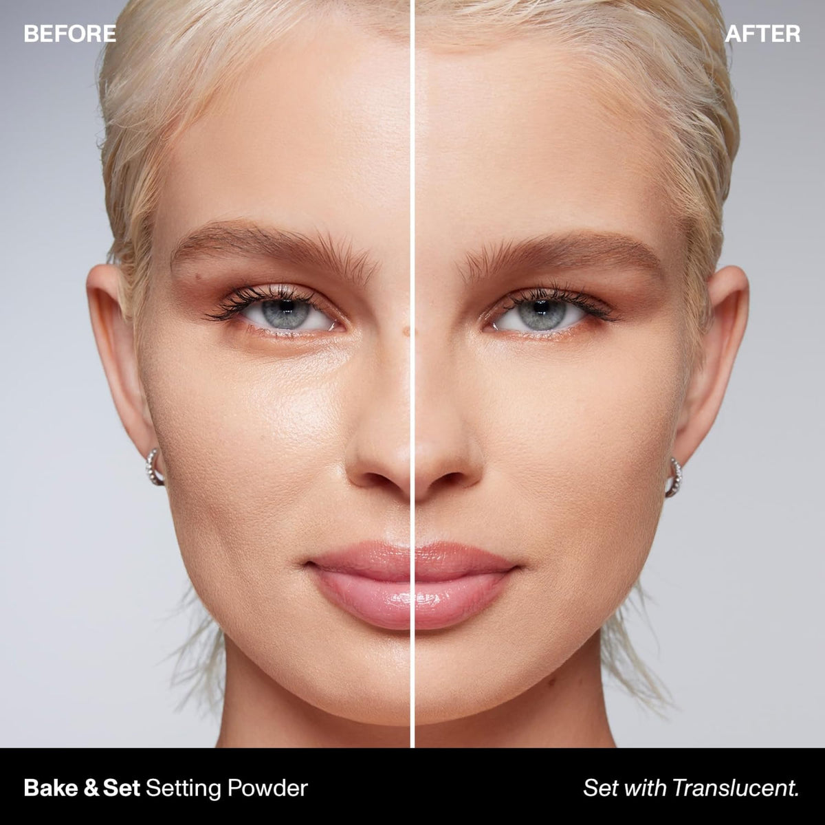 Morphe Mini Bake & Set Translucent Setting Powder - Lightweight, Talc-Free Finishing Powder for Face Makeup with a Soft, Natural Finish - Minimizes Shine for Up to 24HR - Translucent (0.09 oz)