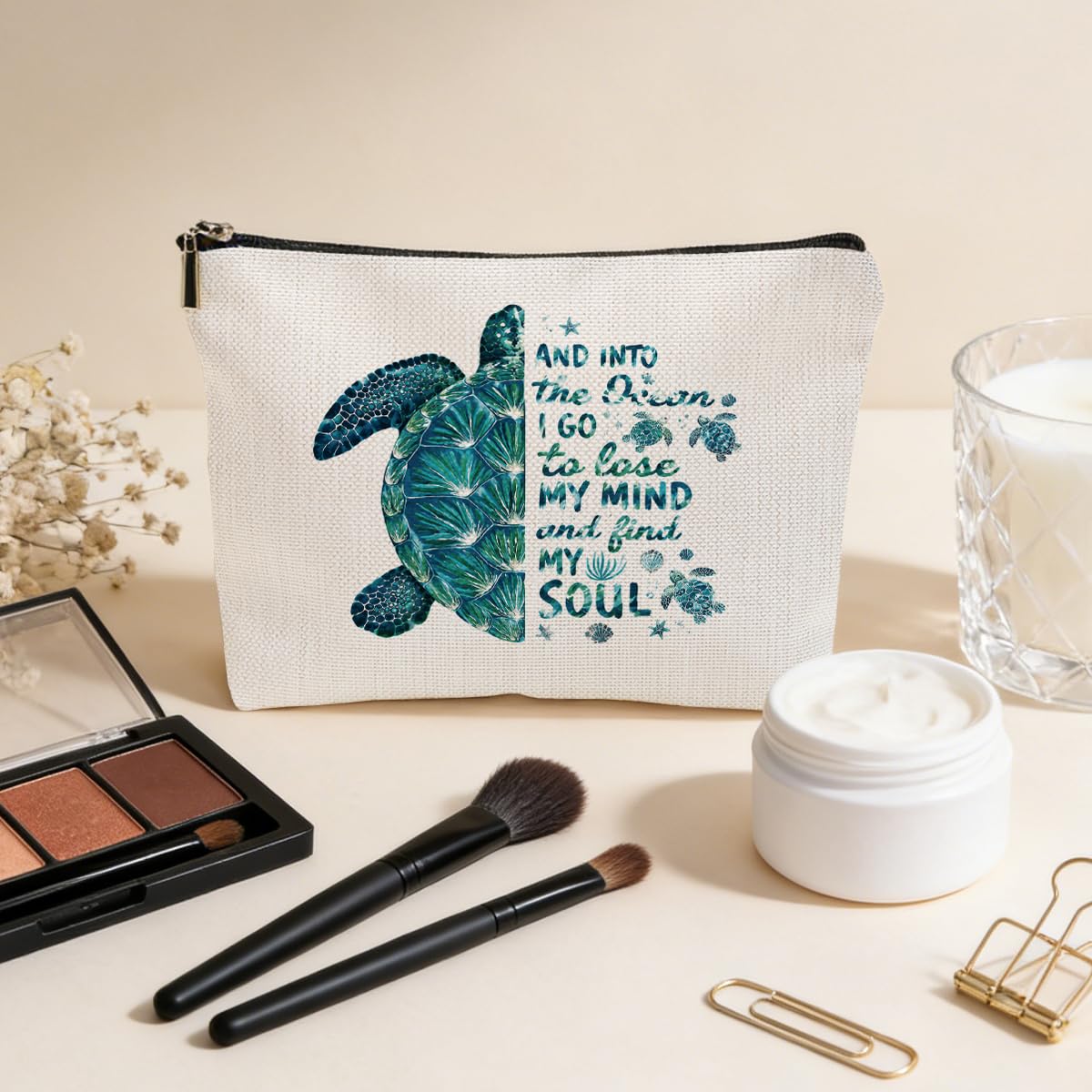 Funny Poisons Makeup Bag, Witchy Gifts Cosmetic Bag Travel Toiletry Bags