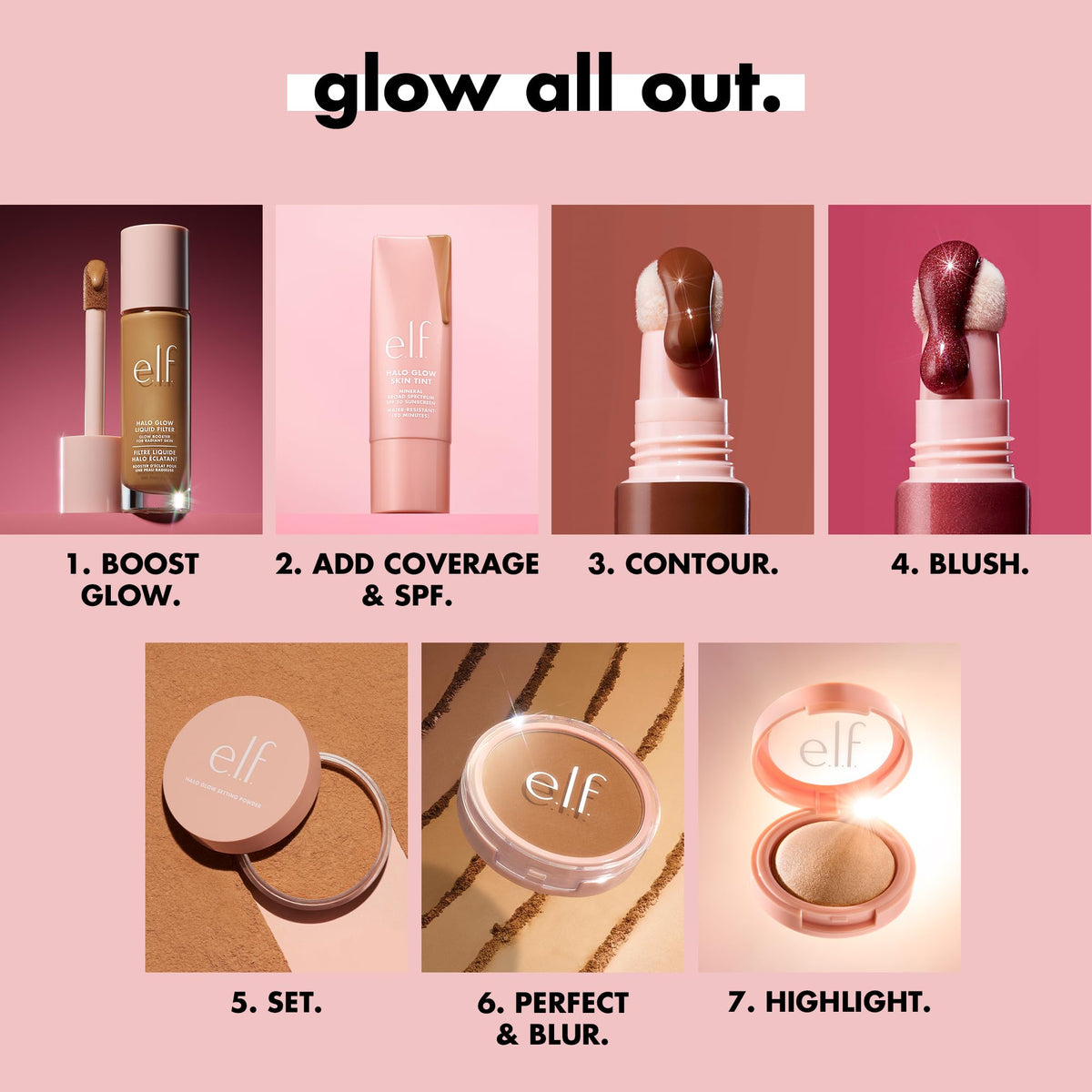 e.l.f. Halo Glow Soft Focus Setting Powder, Silky & Creates Soft Glow Without Shine, Smooths Pores & Lines, Vegan & Cruelty-Free, Light