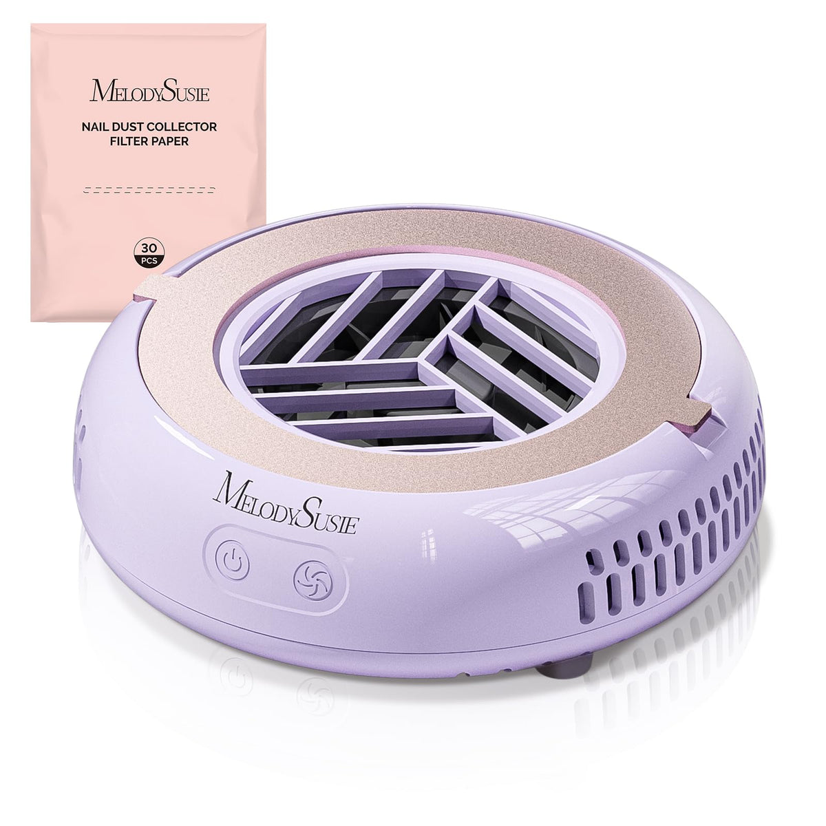 MelodySusie Pocket-Sized Nail Dust Collector HProA for Gel Polish Removal