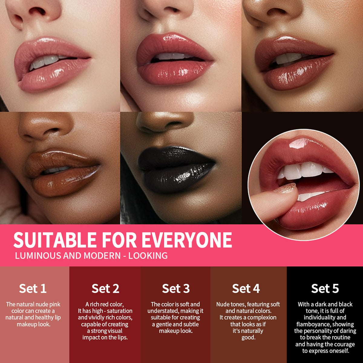 12Pcs Matte Liquid Lipstick and Lip Liner Set, Lip Makeup Combo (Set A)