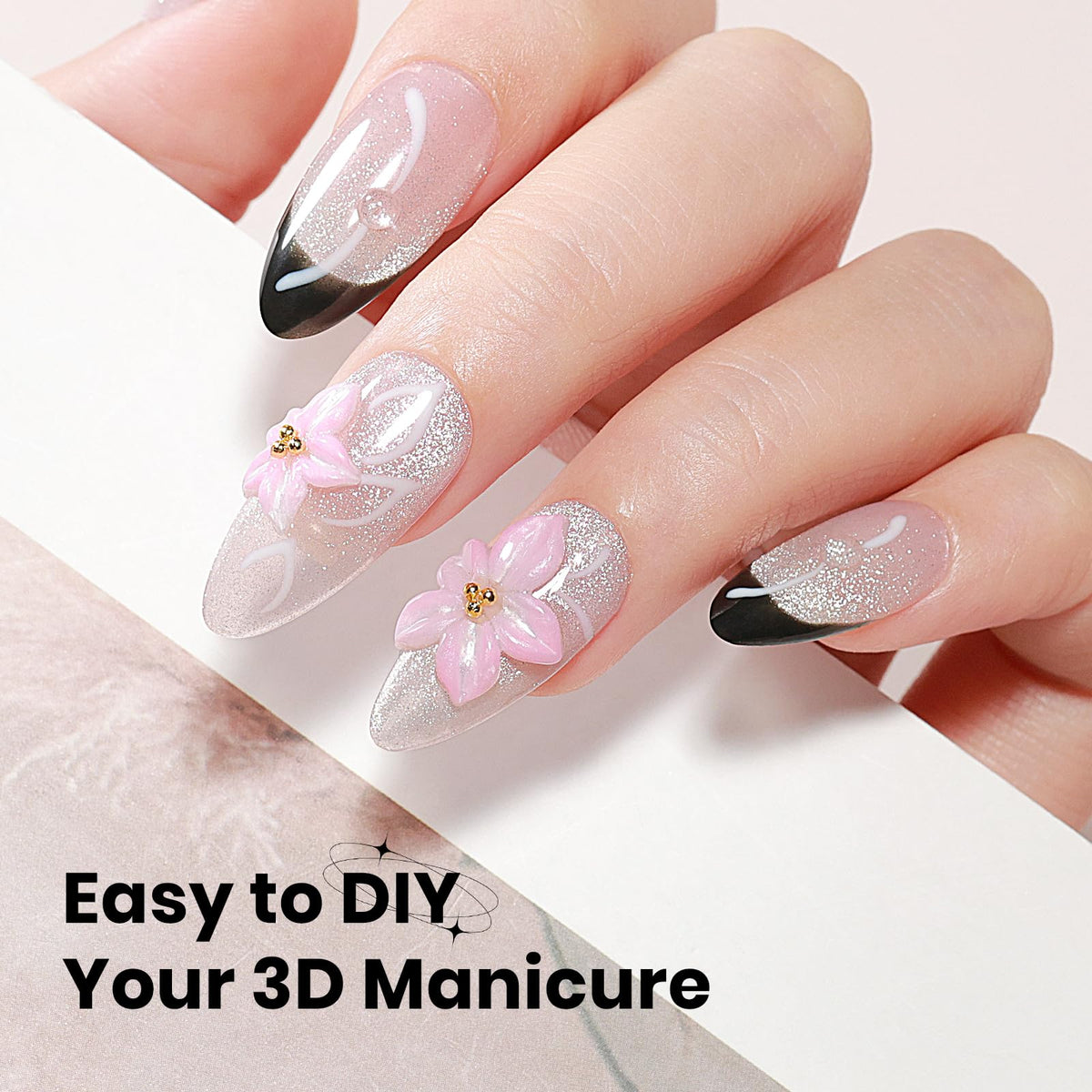 3D Gel for Nail Art, Clear 3d Sculpting Gel for Nail Art