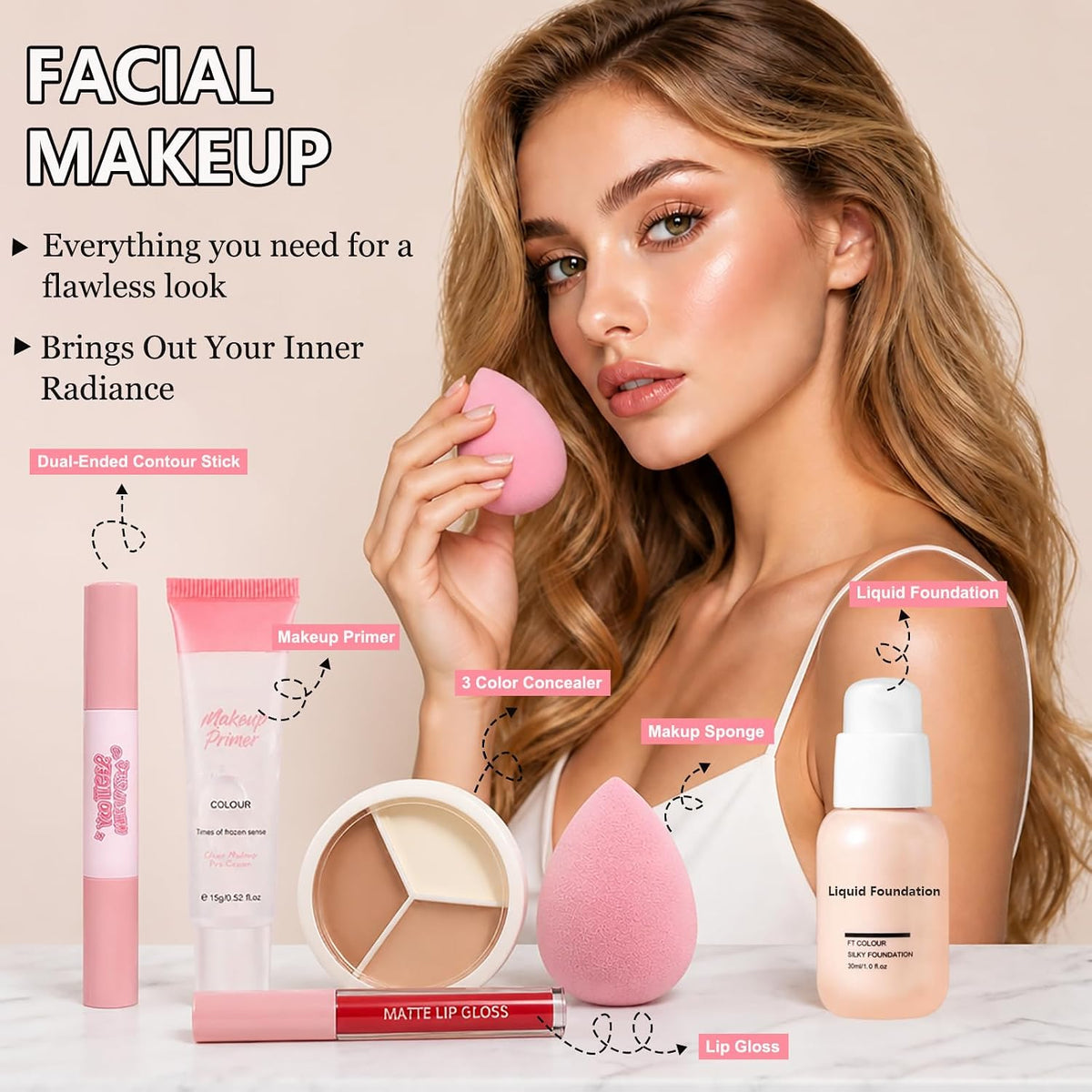 Makeup Set for Teenage Girls and Beginners Makeup Kit for Women Full Kit