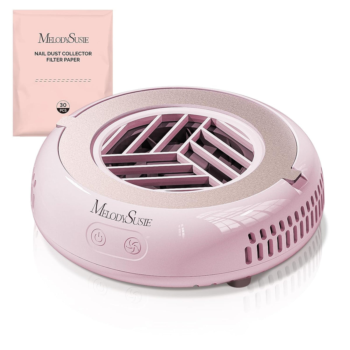 MelodySusie Pocket-Sized Nail Dust Collector HProA for Gel Polish Removal