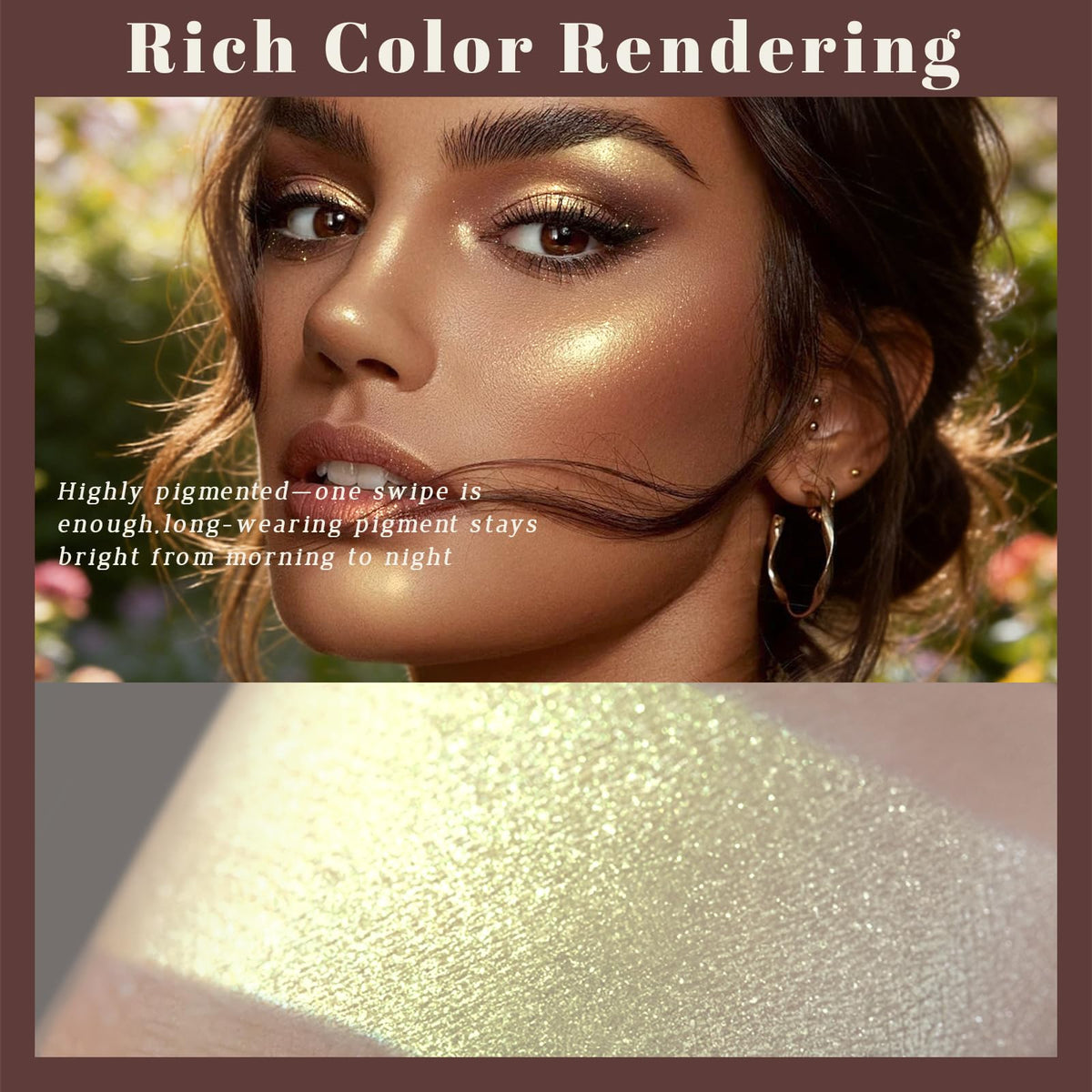 Noerrors Duochrome Plum Mauve Green Blue Glitter Eyeshadow Palette, Holographic Chameleon Rich Color Shimmer Metallic Eye Shadow, Color Shift Sparkle Iridescent Eye Brightener Fairy Makeup for Rave#02