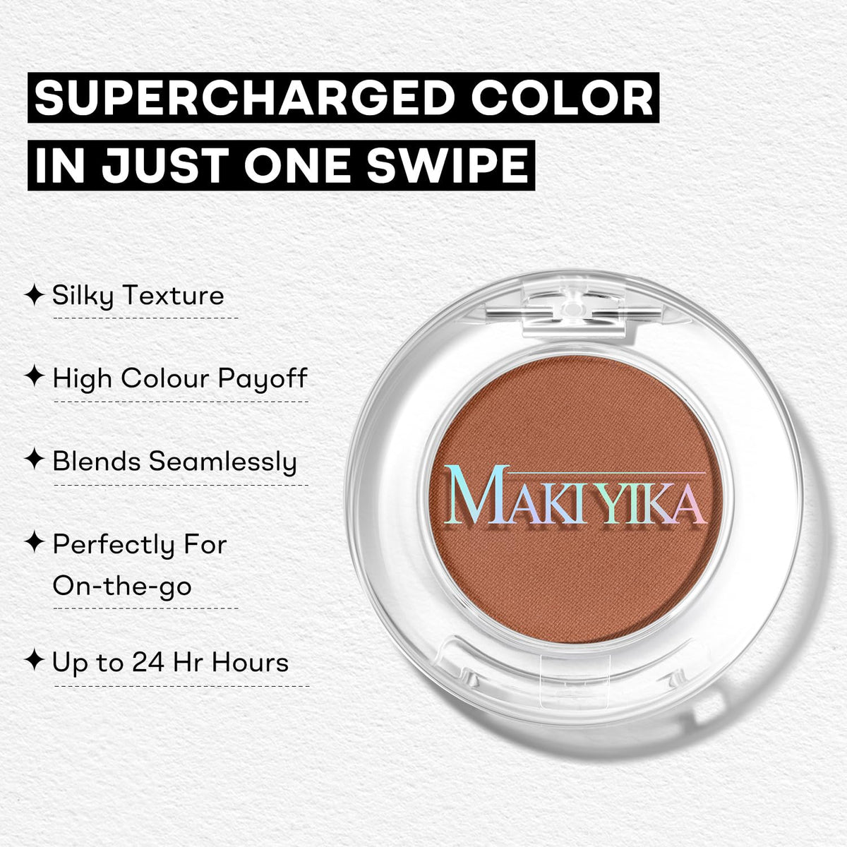 MAKI YIKA Black Red Eyeshadows Dark Red Black Grey Eye Shadows Palette