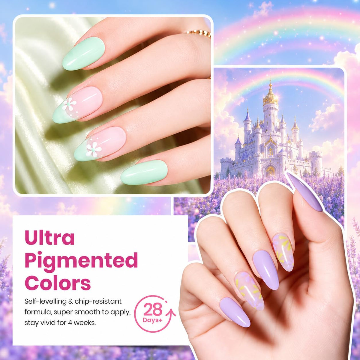 Beetles Cat Eye Gel Nail Polish Set, 36 Colors Magnetic Fall Gel Polish Kit