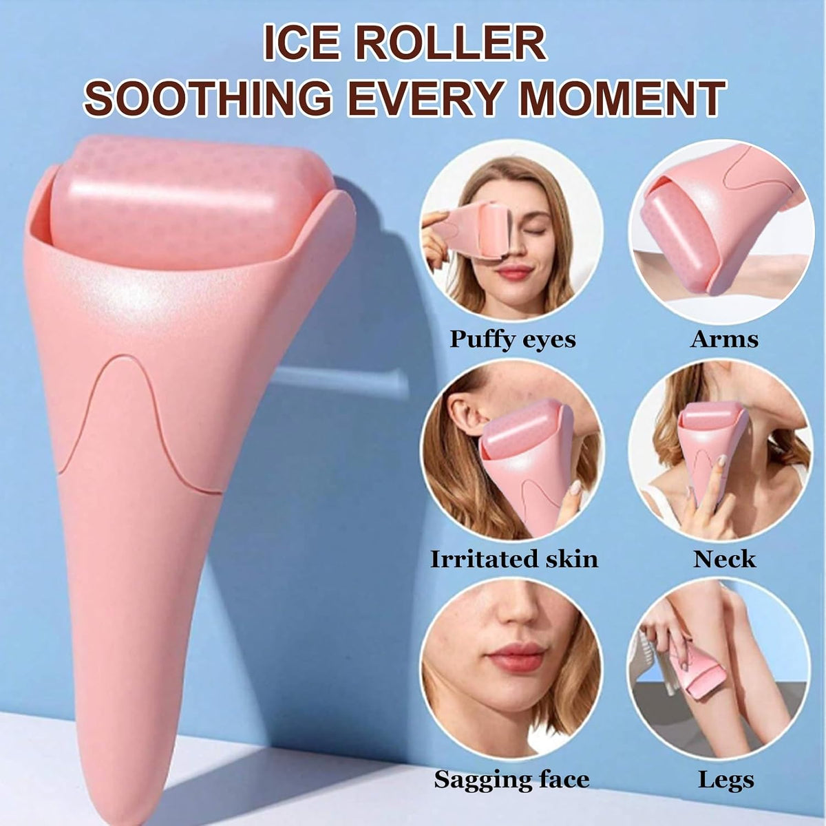 9PCS Rice Skincare Set for Women & Girls – Korean Skin Care Set with Rice Cleanser, Toner, Serum, Face Cream, Eye Cream, Sunscreen, Ice Roller, Headband & Card – Moisturizing & Skin Barrier Support
