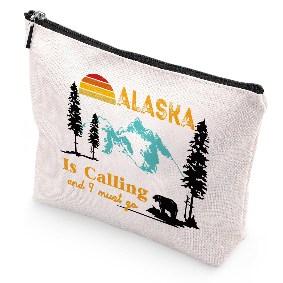 Sitsink Funny Sarcastic Gifts for Girls - Intersting Gifts for Girls Birthday. A Ray of Sarcastic Sunshine Every Single Day Makeup Bag, Cosmetic Bags Humor Sarcastic Gifts for Women Boss Coworker