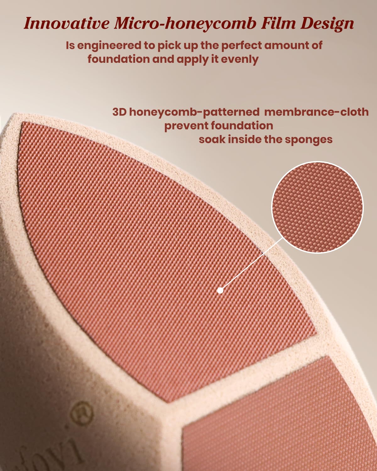 7-Pack Makeup Sponges Set, Cosmetic Sponge for Foundation & Concealer, Latex-Free Reusable Beauty Face Blender, Soft Makeup Blenders for Liquid, Cream, Powder Wet/Dry Application (Multi)