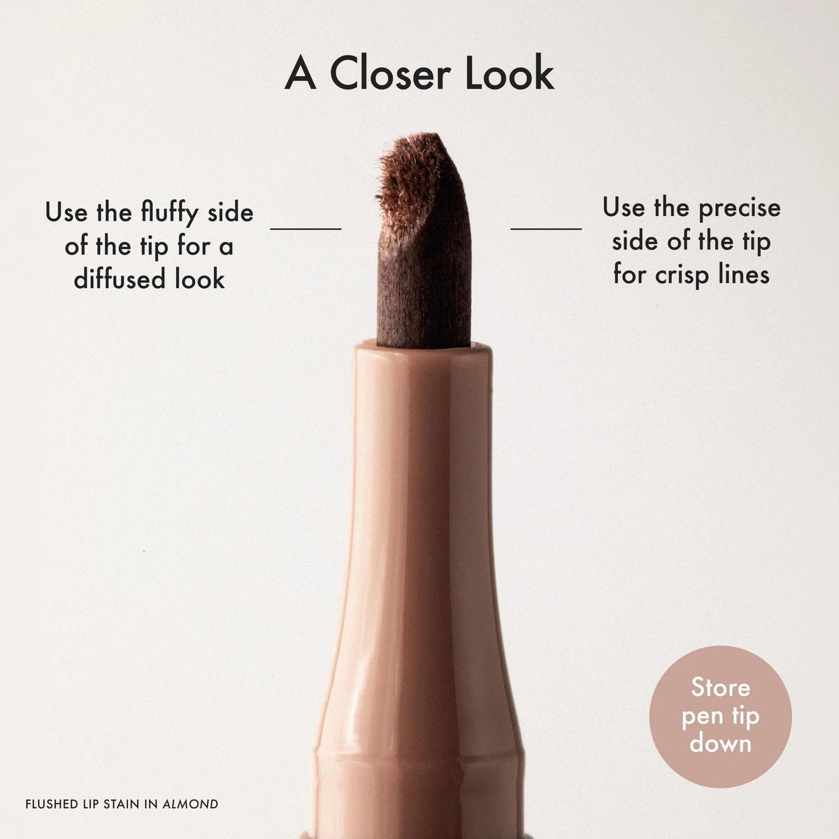 Summer Fridays Flushed Lip Stain Liner, 12hr Wear & Transfer-Proof, Rosette