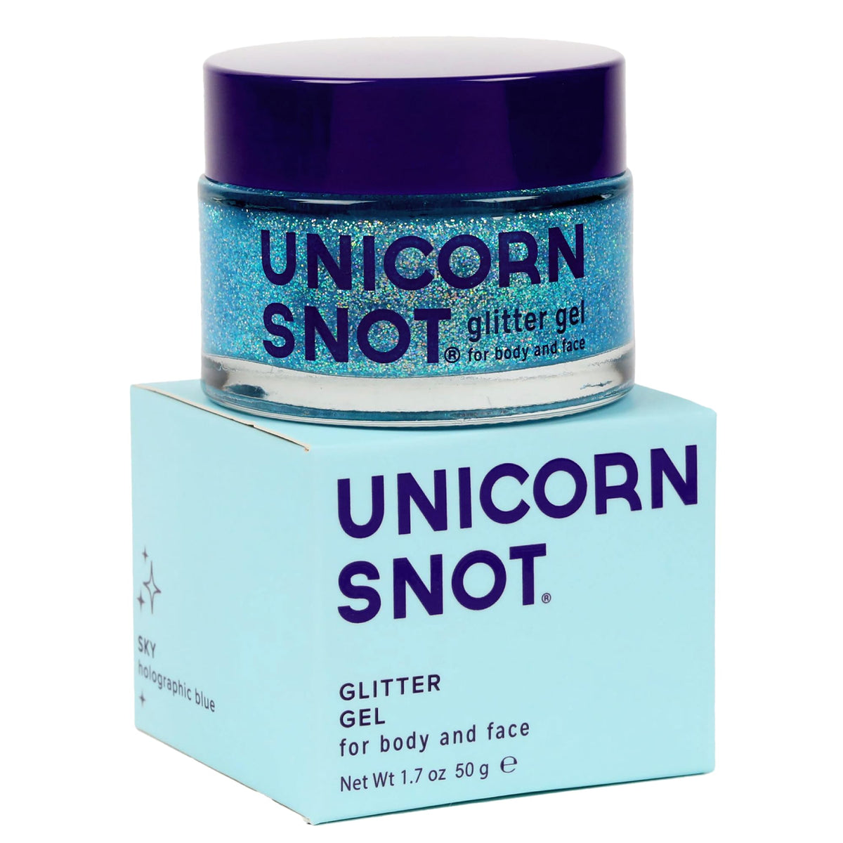 UNICORN SNOT Holographic Face Glitter & Body Glitter Gel | Hair Glitter, Vegan & Cruelty Free, 1.7 oz Pink Glitter (Flamingo)