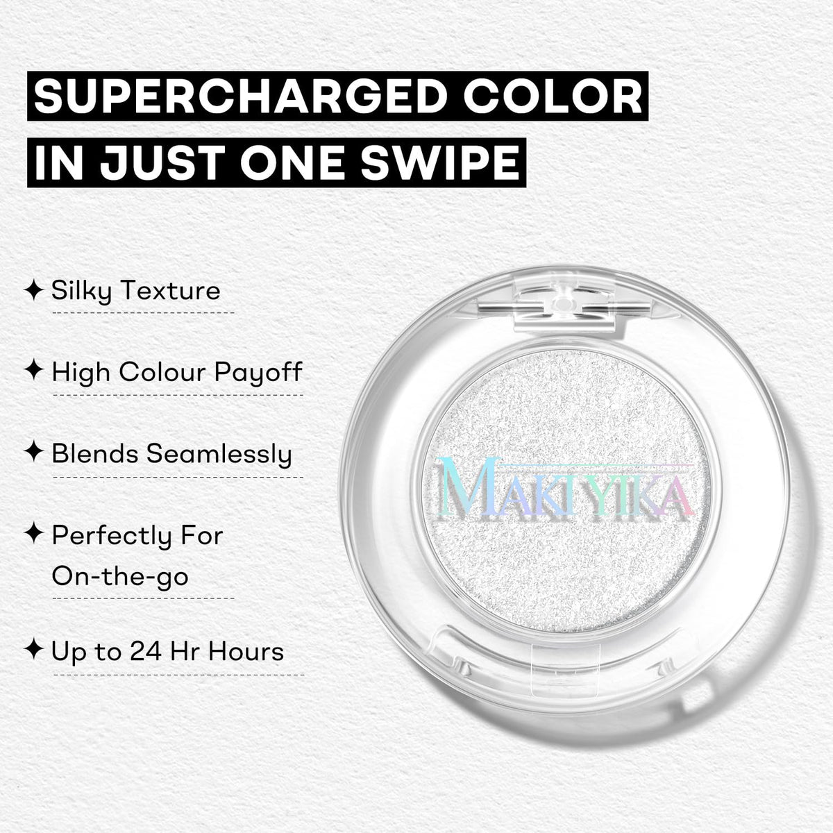 MAKI YIKA Black Red Eyeshadows Dark Red Black Grey Eye Shadows Palette