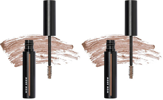 e.l.f. Wow Brow Gel, Volumizing, Buildable, Wax-Gel Hybrid, Creates Full, Voluminous-Looking Brows, Locks Brow Hairs In Place, Neutral Brown, Fiber-Infused 3.5g