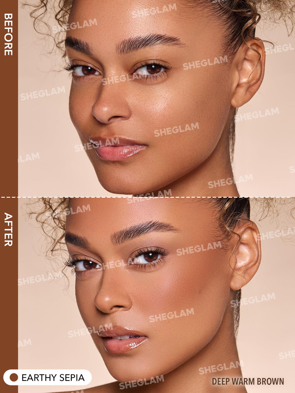 SHEGLAM Sun Sculpt Cool Toned Liquid Contour Stick Long Lasting Cream Bronzer Makeup - 01 Soft Tan