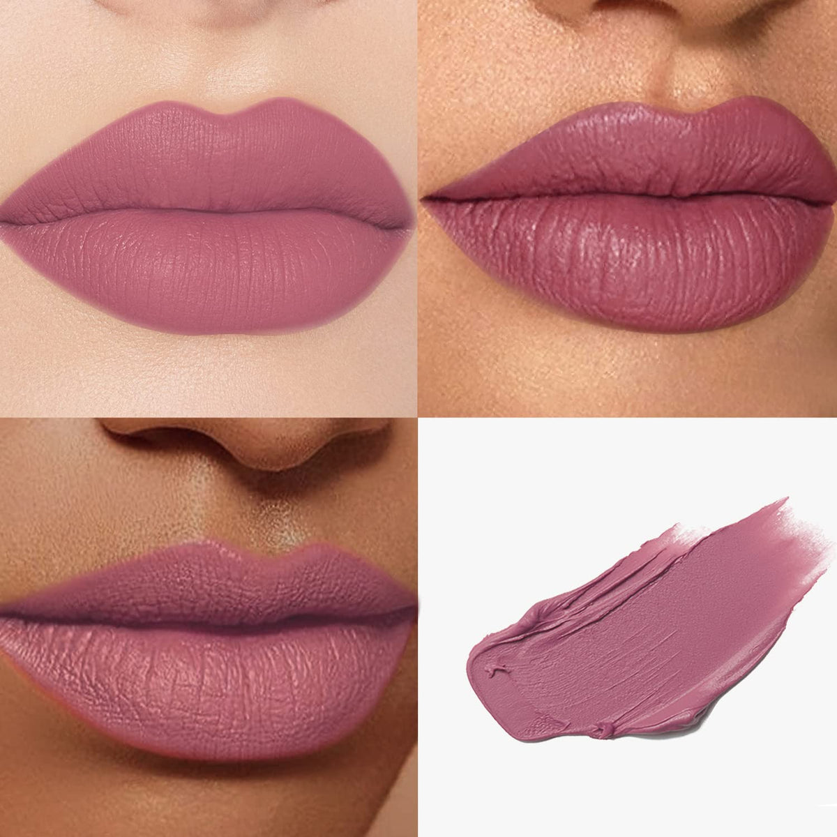 Catkin Semi-Matte Lipstick Hydrating High Impact Color Infused with Vitamin E and Avocado Oil Smooth Soft Texture Long Lasting Matte Finish 129