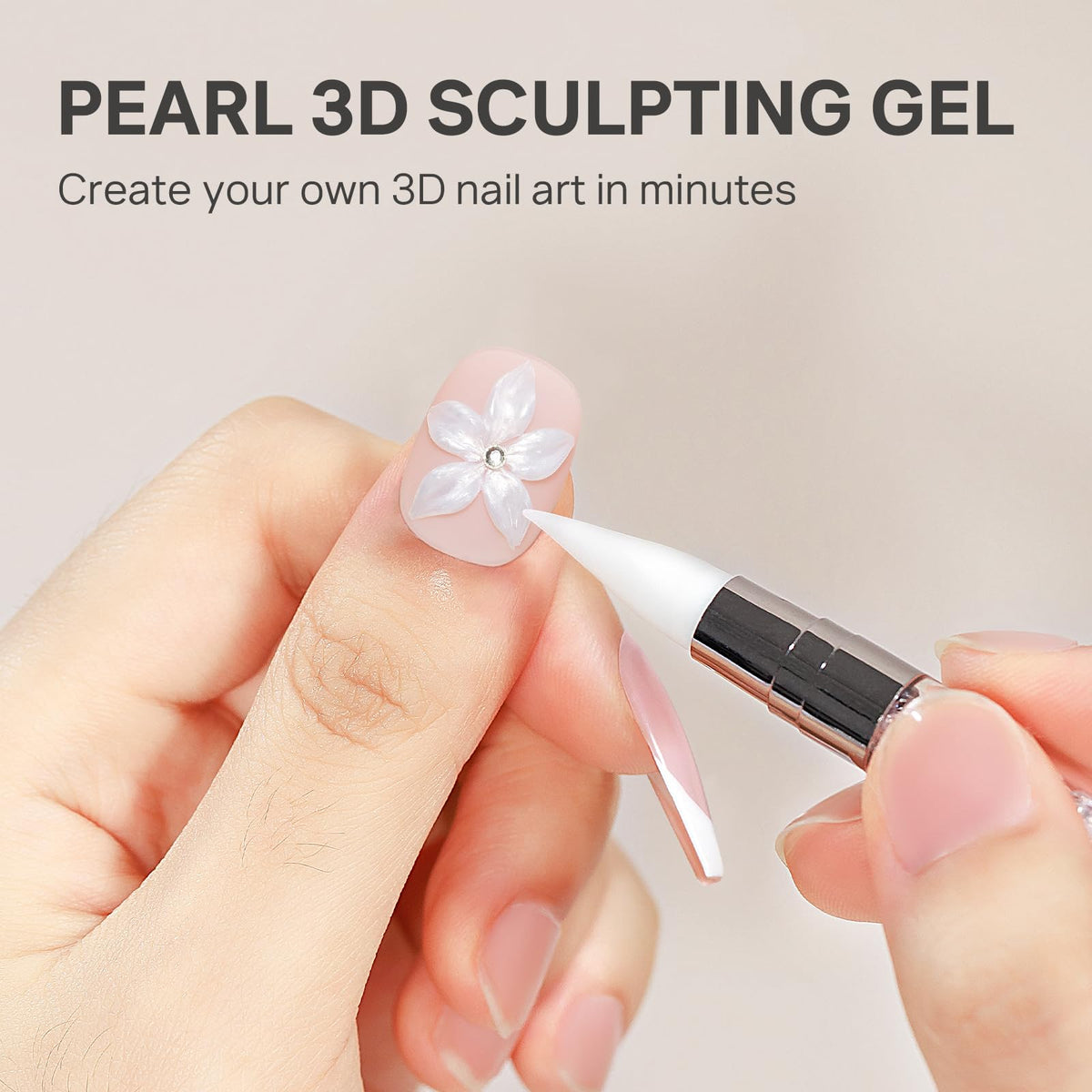 MIZHSE 3D Nail Scupting Gel for Nail Art, 6PCS Neon Colors Non-sticky