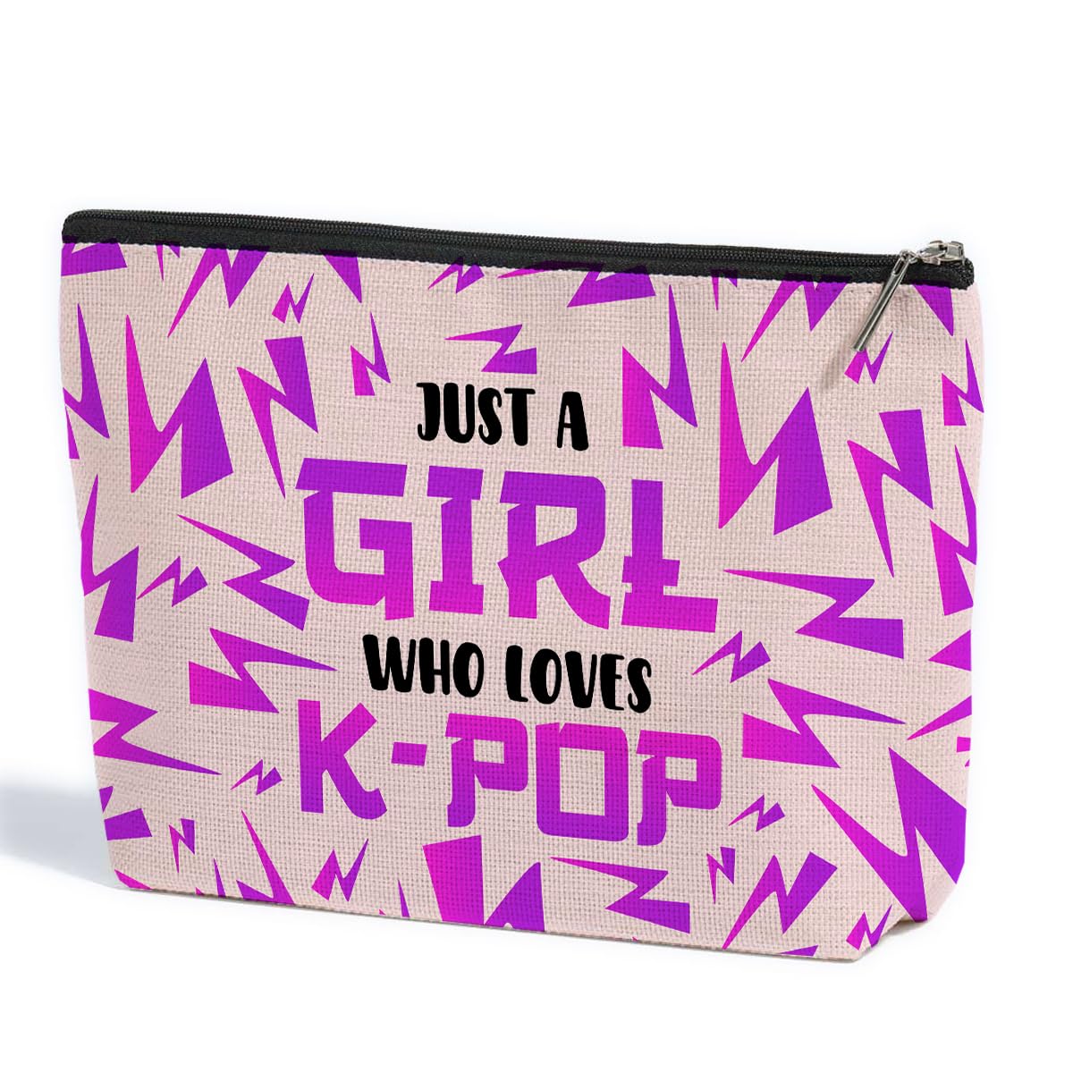 ZHAMEN Vintage Makeup Bag Weird Girls Cosmetic Bag for Women