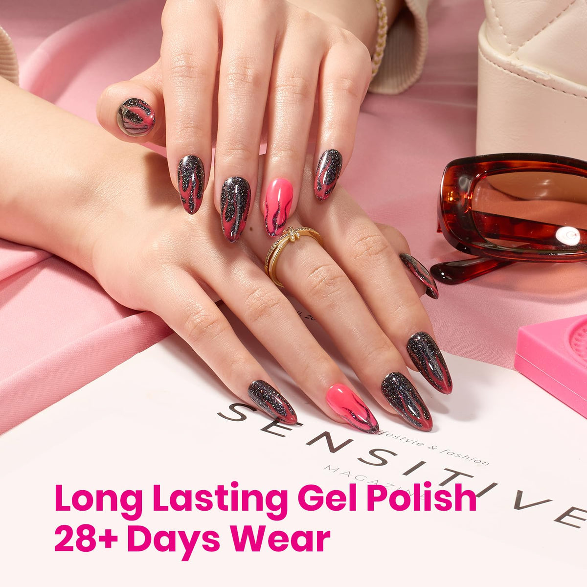 beetles Gel Polish Whispers of Love Jelly Gel Nail Polish Set, 6 Colors