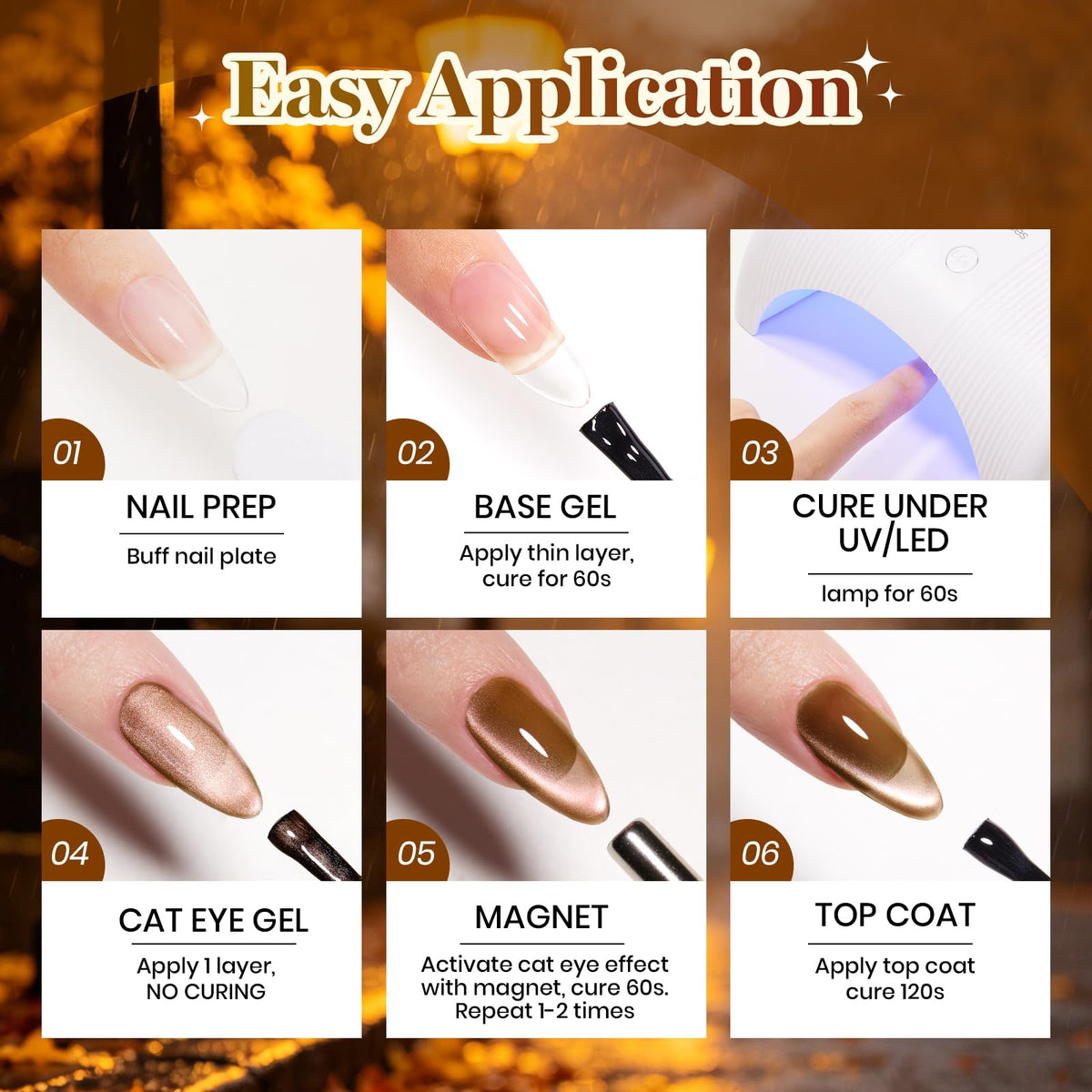 beetles Gel Polish Whispers of Love Jelly Gel Nail Polish Set, 6 Colors