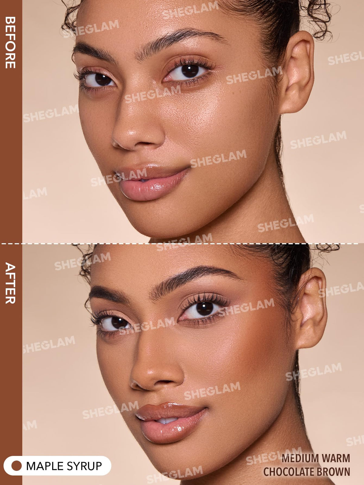 SHEGLAM Sun Sculpt Cool Toned Liquid Contour Stick Long Lasting Cream Bronzer Makeup - 01 Soft Tan