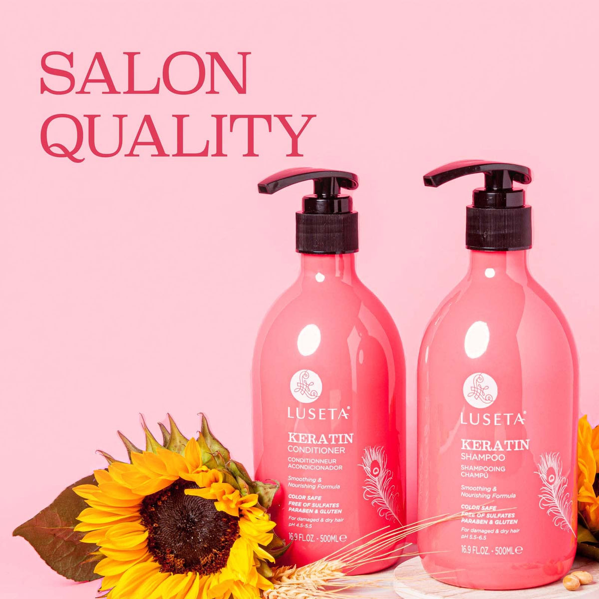 Luseta Biotin Shampoo and Conditioner Set, Thickening for Thinning Hair