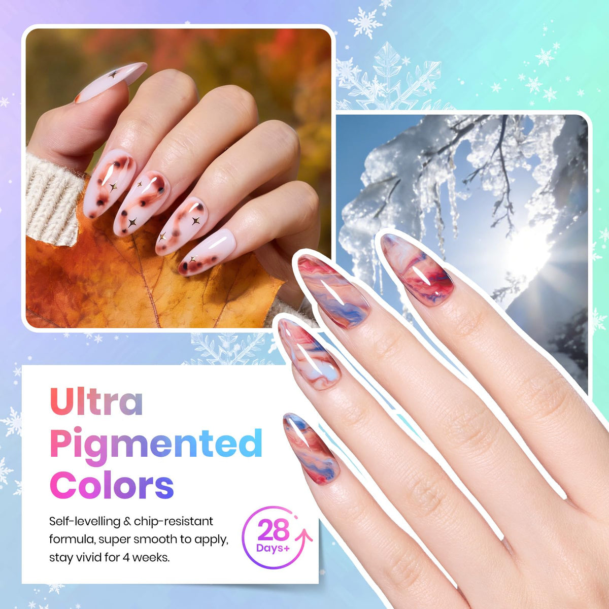 Beetles Gel Nail Polish Kit with U V Light - 80Pcs 55 Colors Gel Nail Kit
