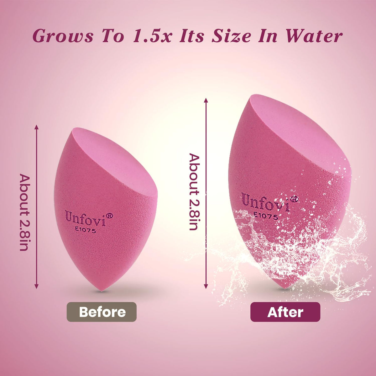 7-Pack Makeup Sponges Set, Cosmetic Sponge for Foundation & Concealer, Latex-Free Reusable Beauty Face Blender, Soft Makeup Blenders for Liquid, Cream, Powder Wet/Dry Application (Multi)