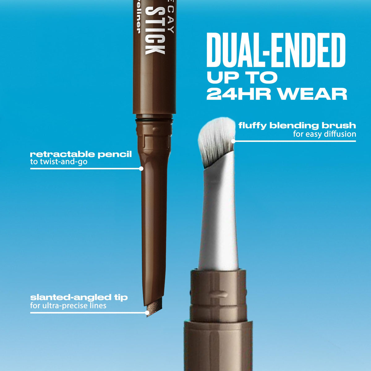 Urban Decay 24/7 Liquid Stick Retractable Waterproof Eyeliner + Brush