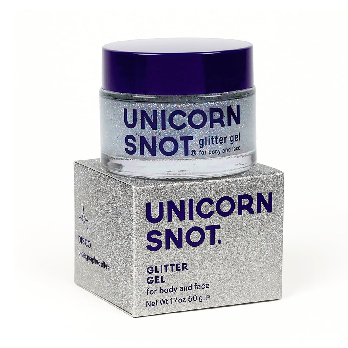 UNICORN SNOT Holographic Face Glitter & Body Glitter Gel | Hair Glitter, Vegan & Cruelty Free, 1.7 oz Pink Glitter (Flamingo)