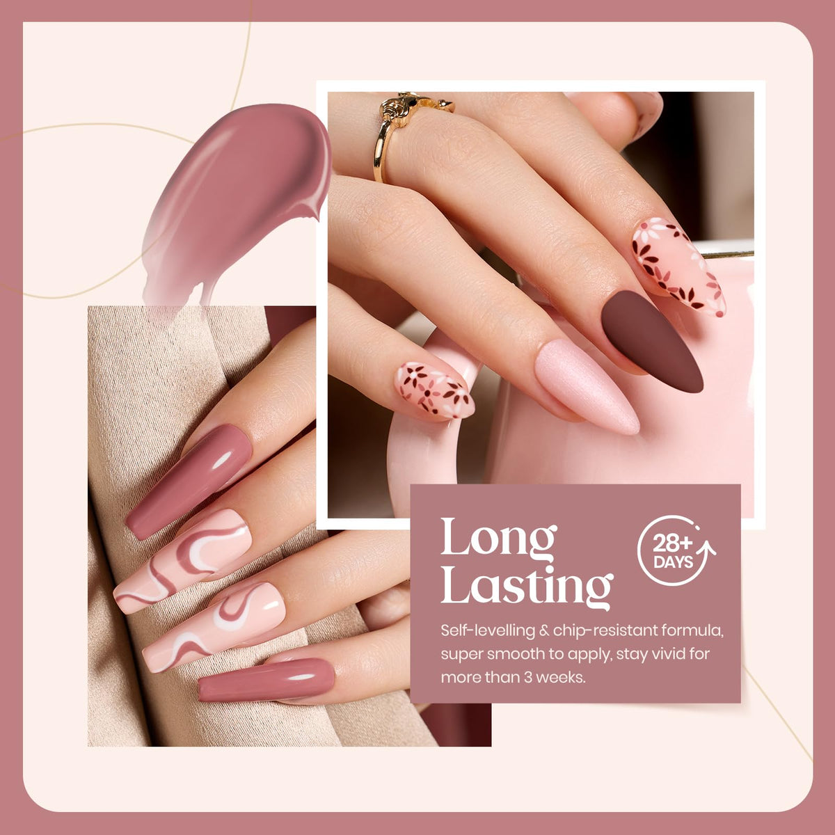 beetles Gel Polish Whispers of Love Jelly Gel Nail Polish Set, 6 Colors