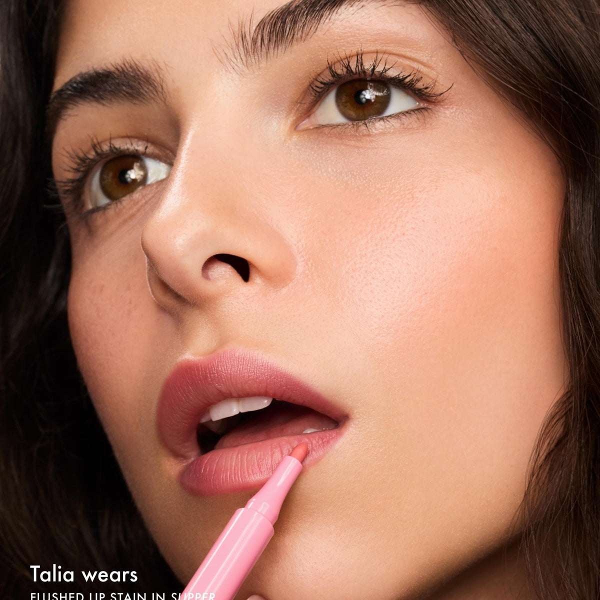 Summer Fridays Flushed Lip Stain Liner, 12hr Wear & Transfer-Proof, Rosette