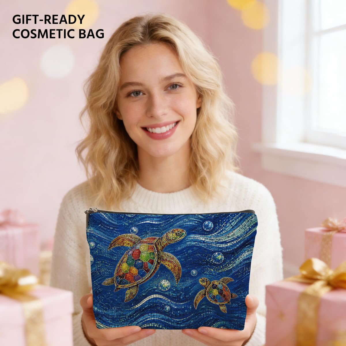Funny Poisons Makeup Bag, Witchy Gifts Cosmetic Bag Travel Toiletry Bags