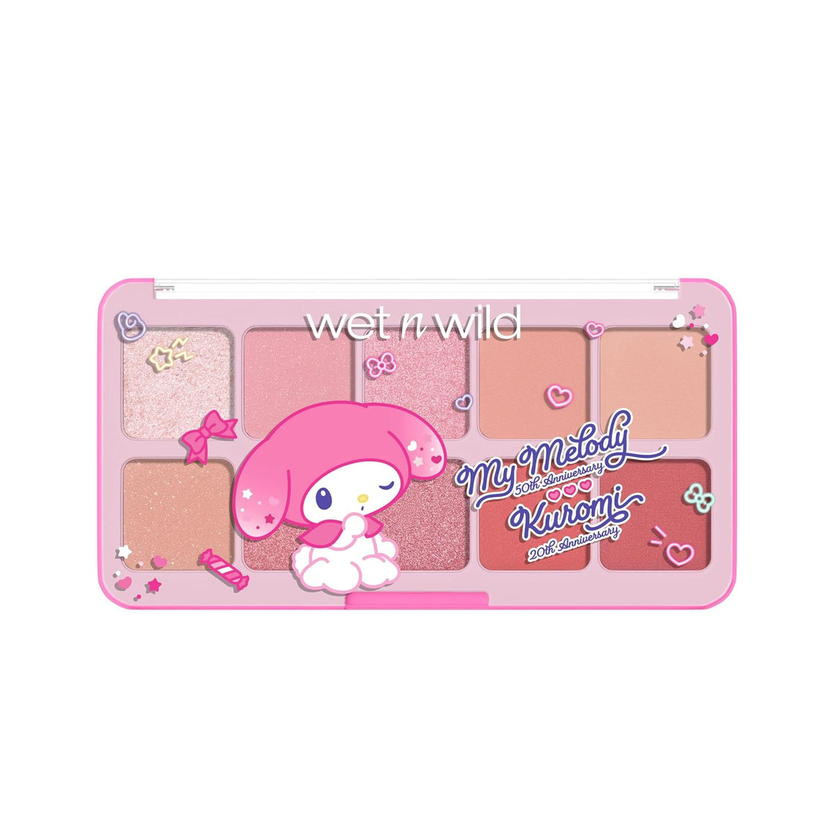 wet n wild My Melody and Kuromi Eye & Face Palette - Cozy Cuteness