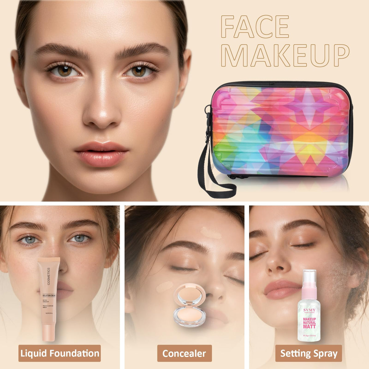 Makeup Sets for Teens Makeup Kits for Teen Girls Travel Make up Kit Set for Girls Beginners Make up Set Gift Sets for Girl Teenagers