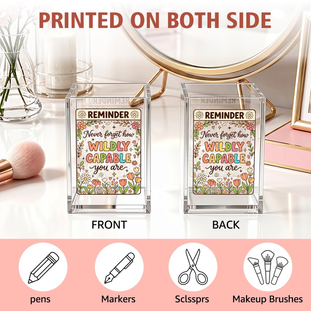 Beautiful Girl You Can Acrylic Pencil Holder Cup Gifts for Daughter
