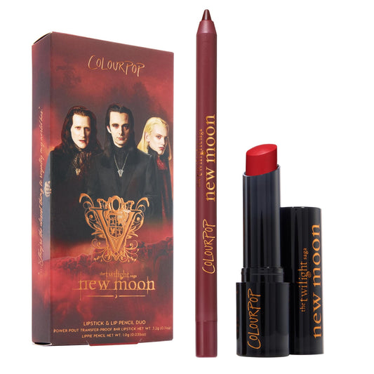 ColourPop x Twilight New Moon Lip Stick Kit, Pencil & Lipstick, 2 Count