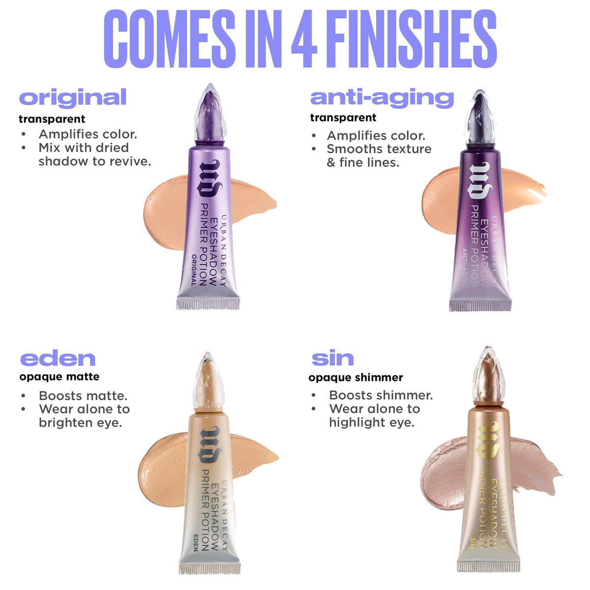 Urban Decay Eyeshadow Primer Potion - Nude Eyeshadow Base for Smooth Makeup