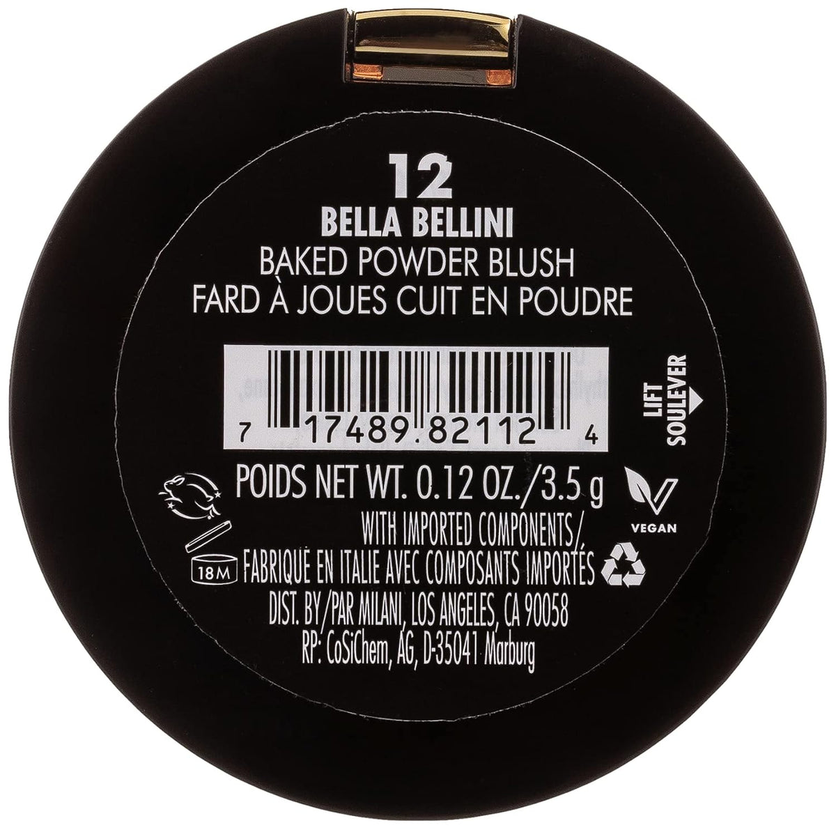 Milani Baked Blush, Makeup Powder Blush for Cheeks - Luminoso