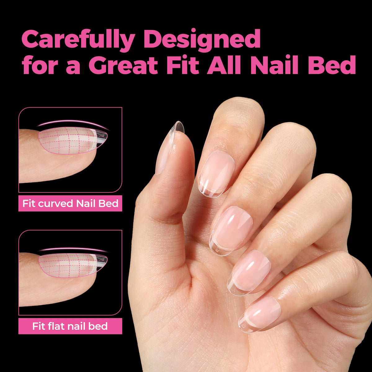 UNA GELLA Solid Nail Glue Super Strong for Press On Nails & Nail Tips 15g