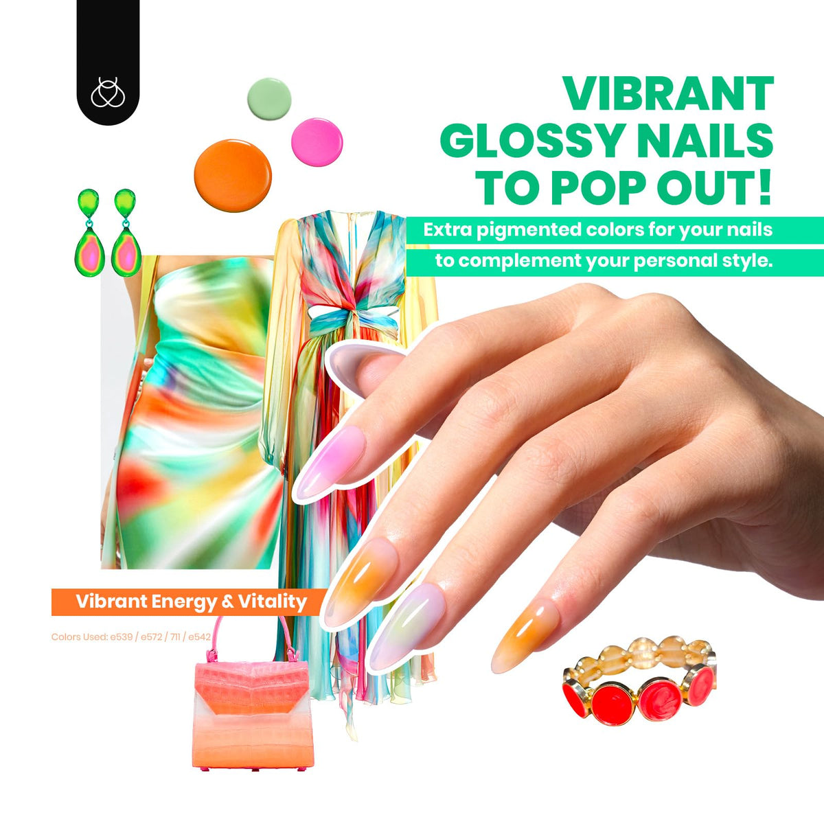 Beetles Fall Gel Nail Polish Set, 20 Colors Orange Yellow Brown