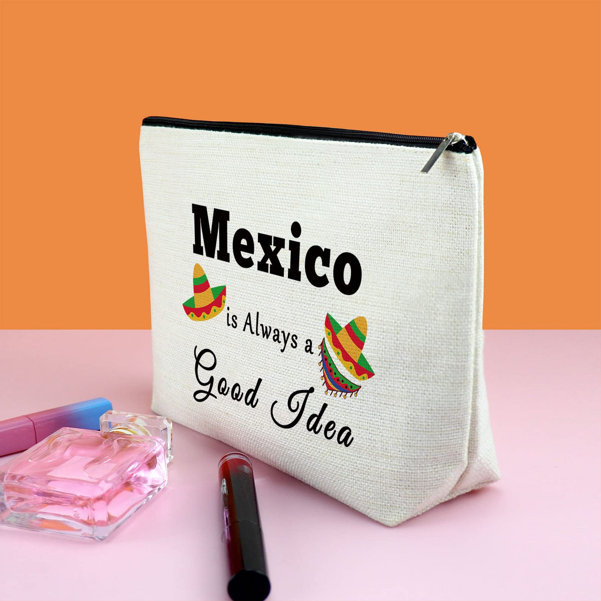 Friendship Gift Makeup Bag Gift for Women Best Friends Gift Cosmetic Bag Novelty Gift Female Birthday Christmas New Year Gifts for Friends Graphic Sarcastic Gift for Coworkers Employer Sister