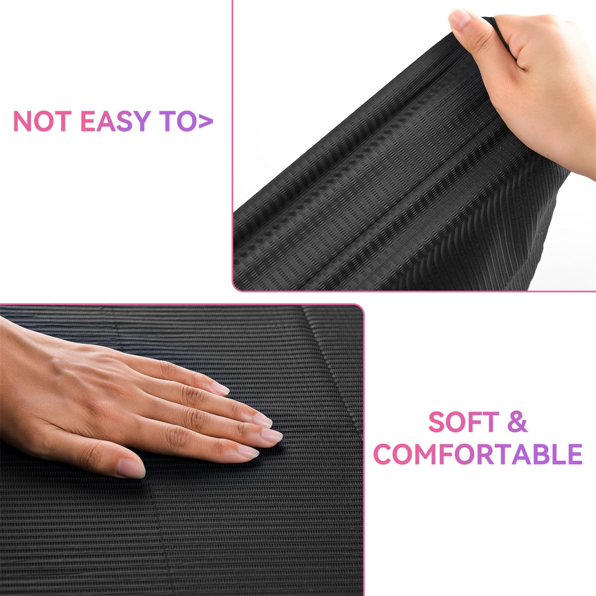 Makartt 50 Pcs Pink Disposable Nail Mats, 18"x13" Waterproof