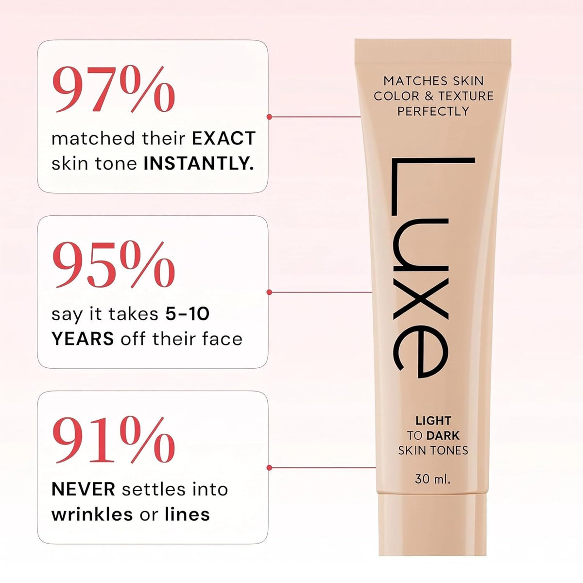 Luxe Color Changing Foundation – Light